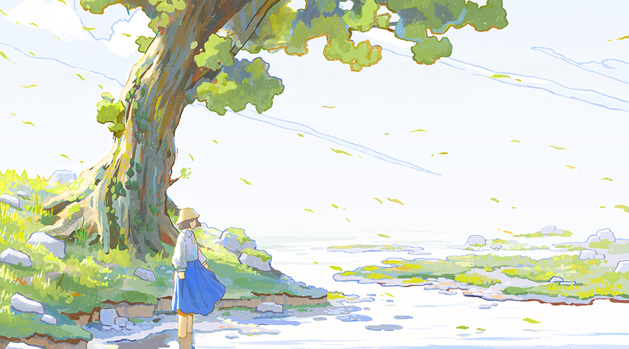 盛开成花树